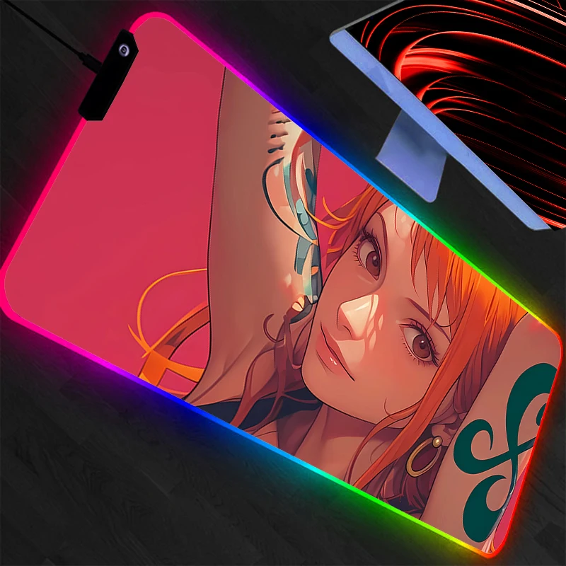 

Коврик для мыши One Piece RGB Varmilo с подсветкой, аксессуары для геймеров, прочный коврик для стола