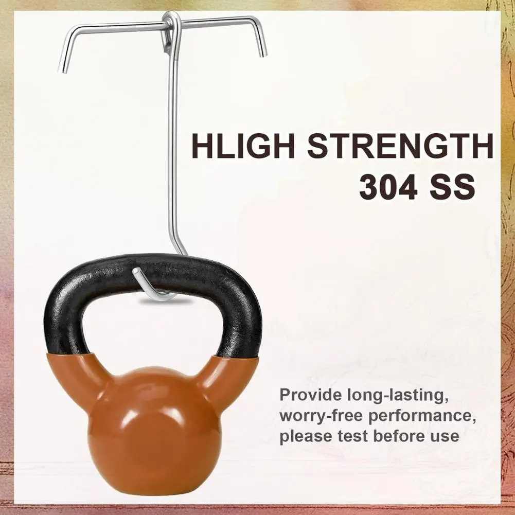 Fryer Lift Hooks Heavy Duty Stainless Steel Turkey Hooks Dual Poultry Lifting Hangers 304 Frying Pot Handles for Outdoor Cooking