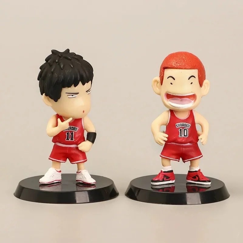 

New Slam Dunk Basketball Doll Figure Animation Cartoon Sakuragi Hanamichi Rukawa Kaede Toy Cake Ornaments