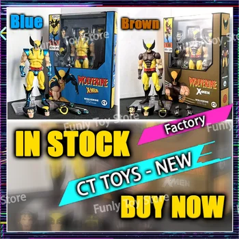 在庫 Ct おもちゃウルヴァリン Mafex 096 フィギュア 138 ブラウンコミック版 X-メンアニメアクションフィギュア置物モデルカスタマイズされたギフトおもちゃ