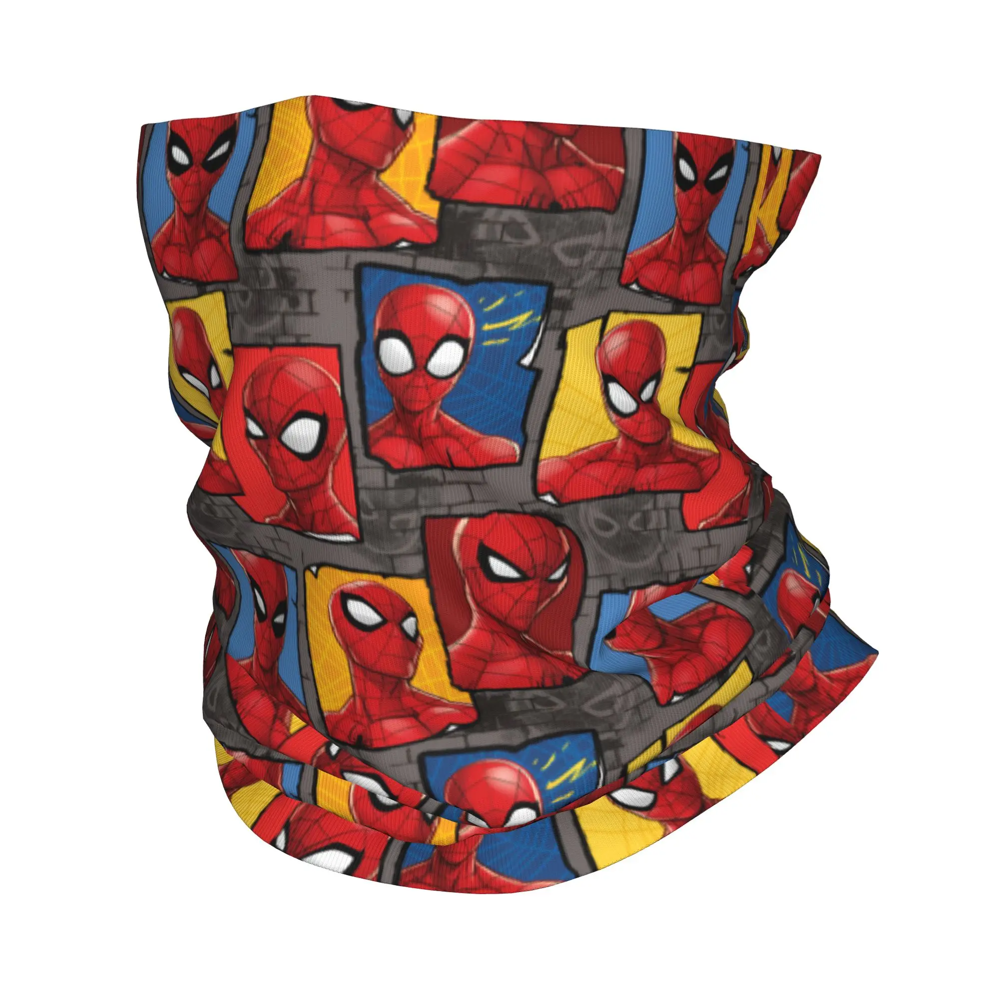 Gorro de Cuello Personalizado con Diseño de Telaraña, Estilo Manga, Protección UV, para Hombre y Mujer, Ideal para Senderismo