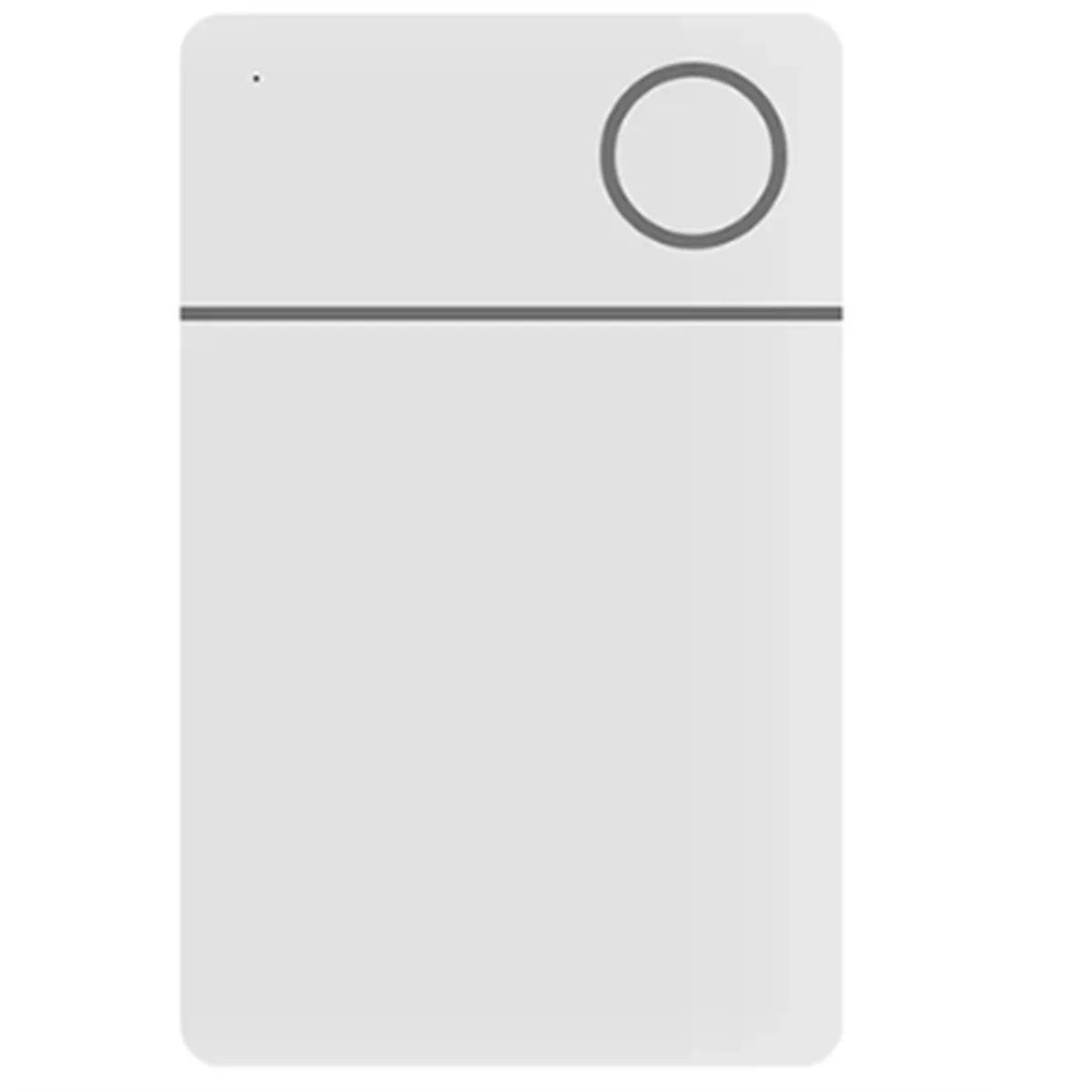 

For Apple Card Finder Smart Tag GPS Tracking IPX6 Wallet Tracker Smart Anti-Lost Device Works with IOS Find My(White)