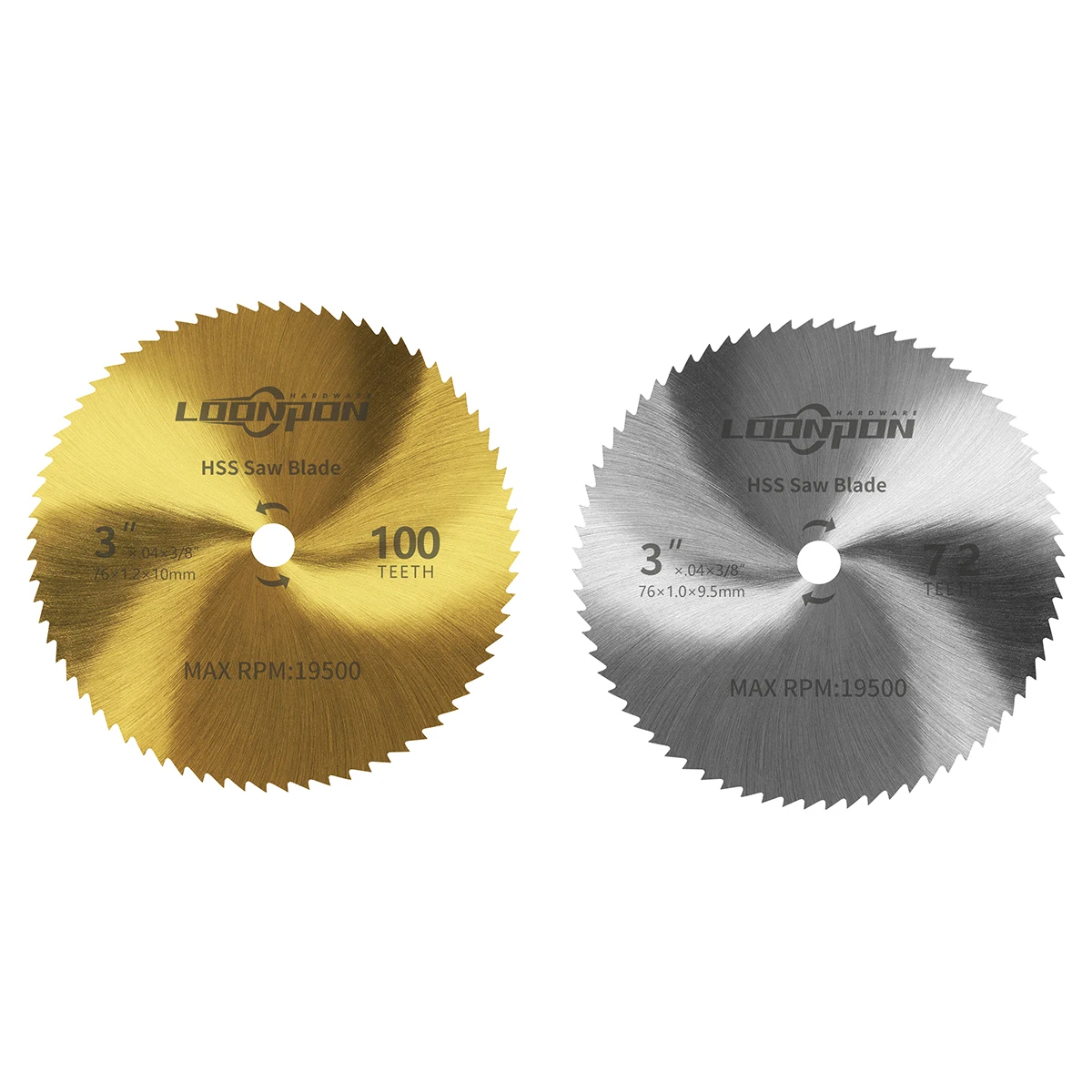 75mm 3 polegada de titânio revestido circular viu lâmina conjunto hss disco de corte ferramenta giratória acessórios para madeira plástico alumínio
