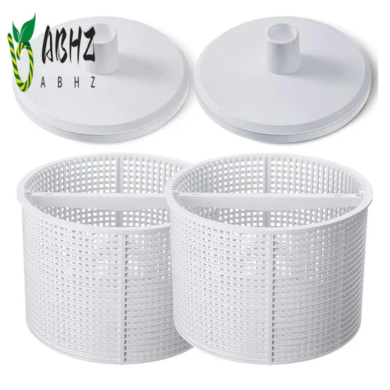 ABHZ-2Pcs cesta para espumadera de piscina SPX1082CA de 7 pulgadas y placa de vacío SP1106 de 2 uds para espumadera de piscina empotrada Hayward Skim Vac