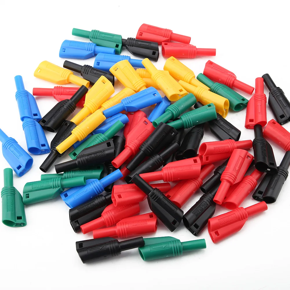 الموز موصل كابل الموز موصل P3005B 1000 فولت/10A لحام تجميع 4 مللي متر سلامة الموز التوصيل موصل متعدد متر