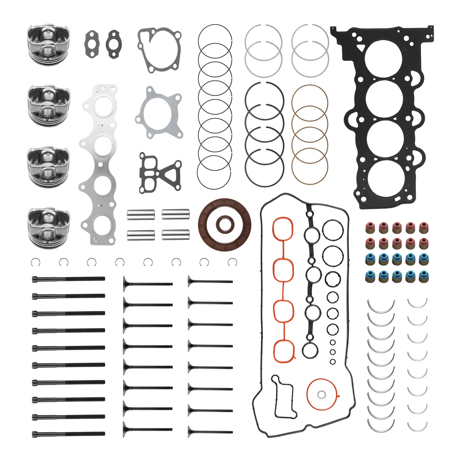 Engine Overhaul Rebuild Kit for Hyundai Accent Elantra Kia Soul 1.6L G4FD 12-16