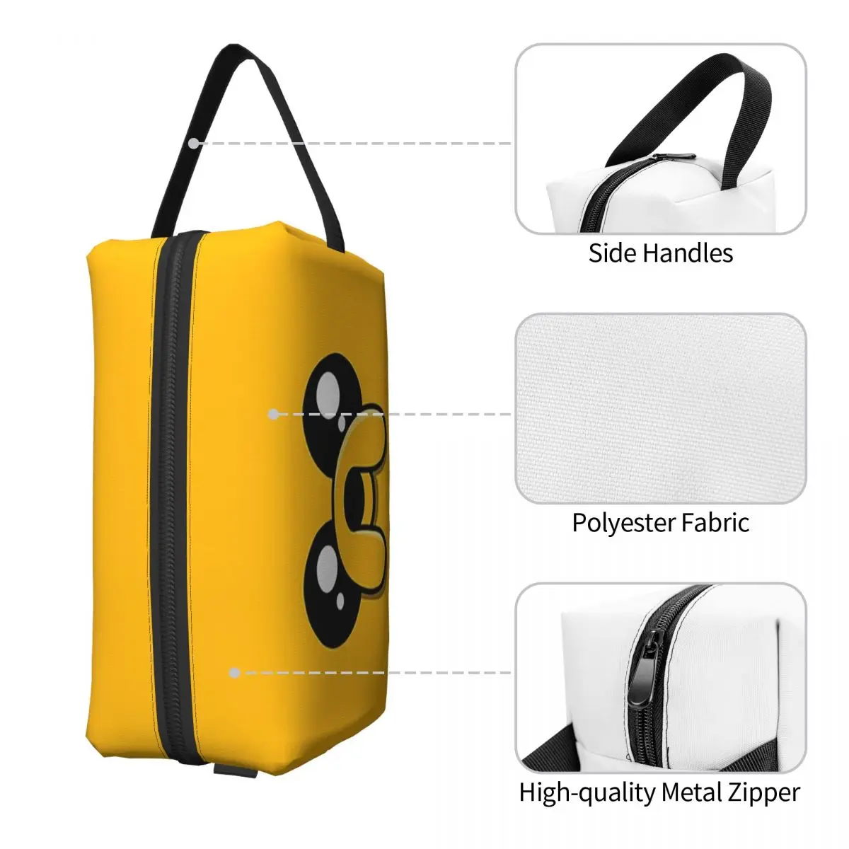 حقيبة مكياج جيك ذا دوج، منظم مستحضرات التجميل، مجموعة أدوات التخزين، حقيبة مستحضرات التجميل للنساء، مقلمة للسفر