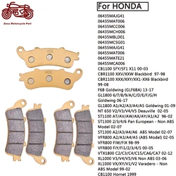Motorcycle Front Rear Brake Pads for Honda VFR800 VFR 800 CBR 1100 XX Blackbird ST 1100 NRX1800 VTX1800 NRX VTX 1800 ST1100