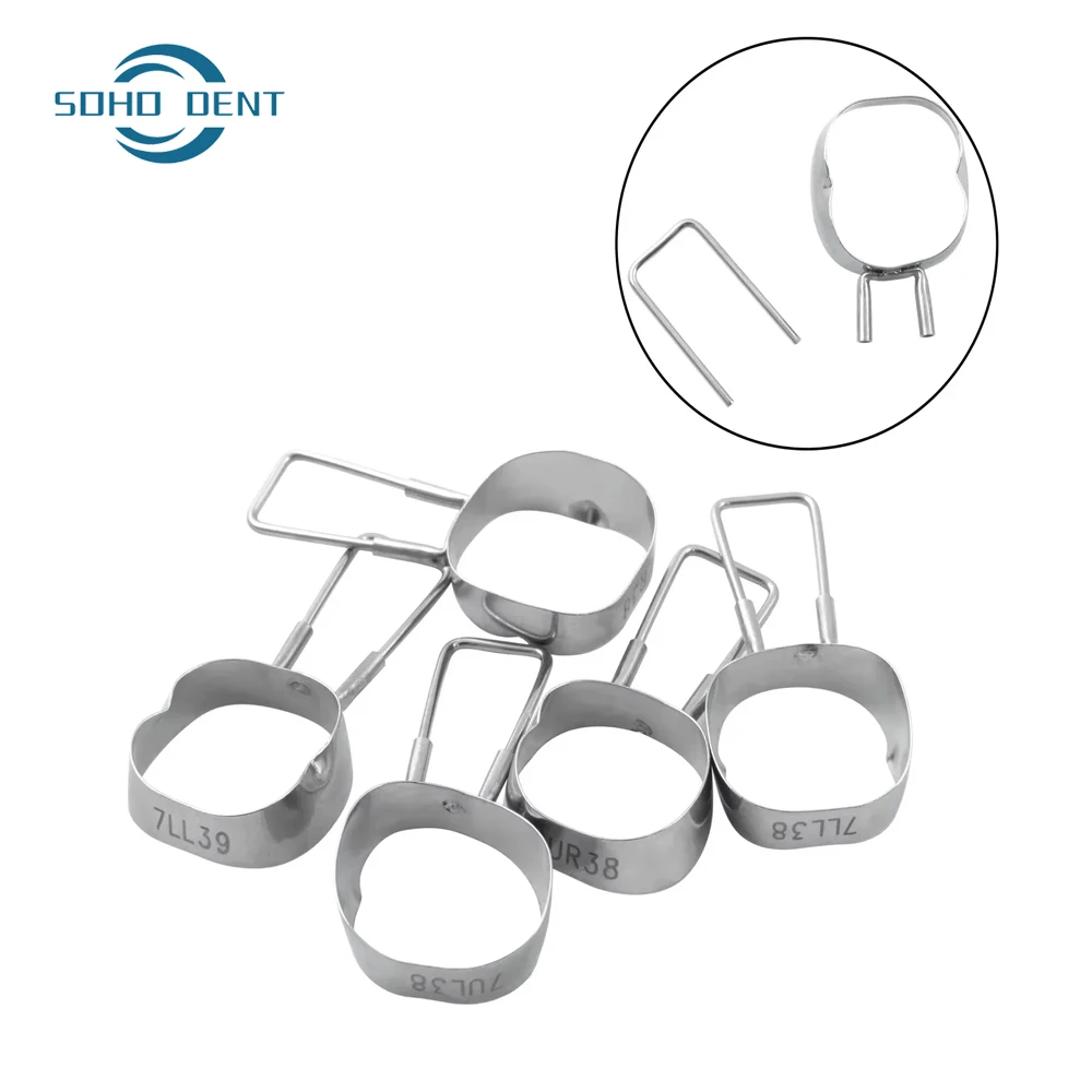 

Dental Space Maintainer Preformed Orthodontics Braces Teeth Gap Retainer Molar Band Loop Kit Tools 1St 2Nd Molar 32 # -41 #