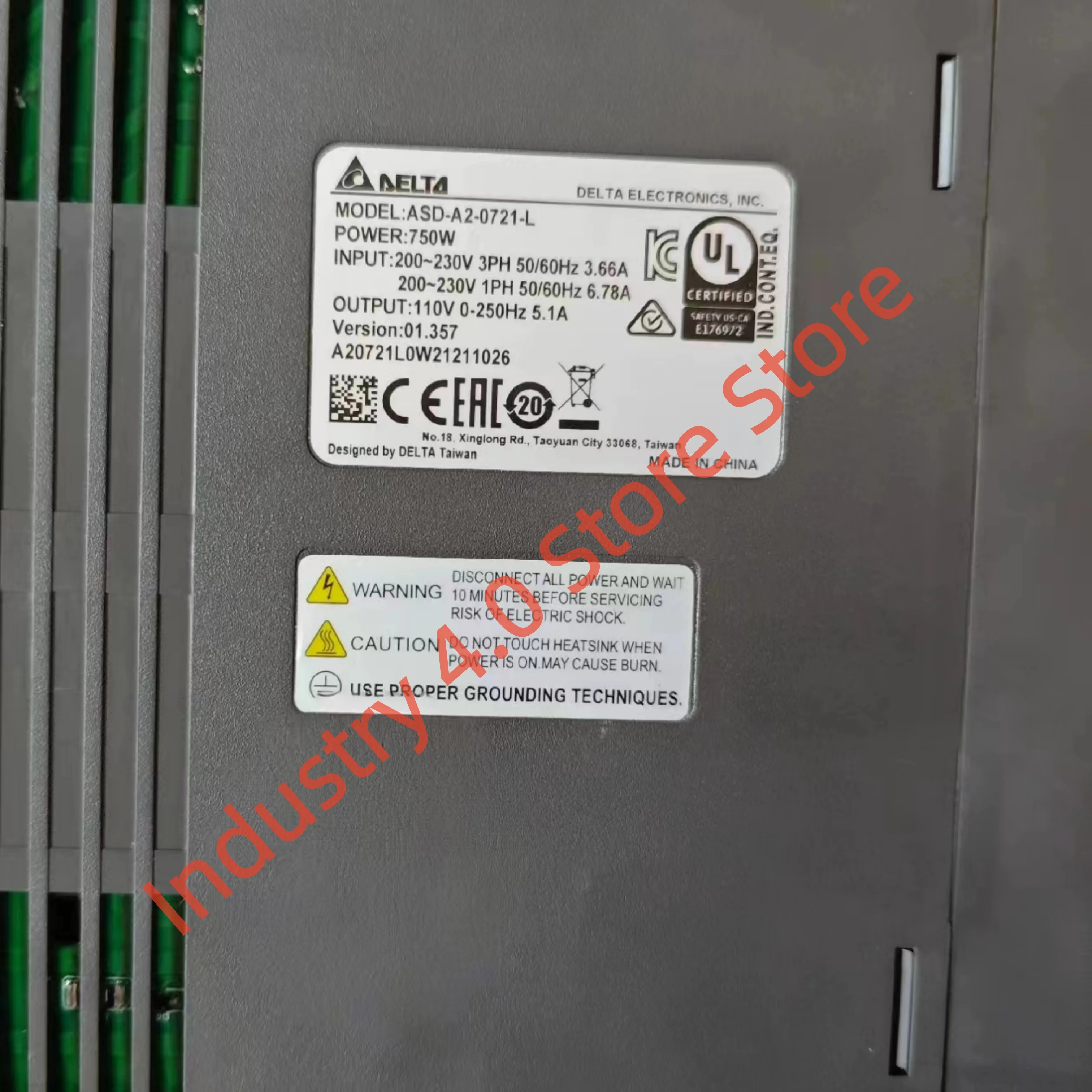 

Сервопривод ASD-A2-0721-L новый в коробке