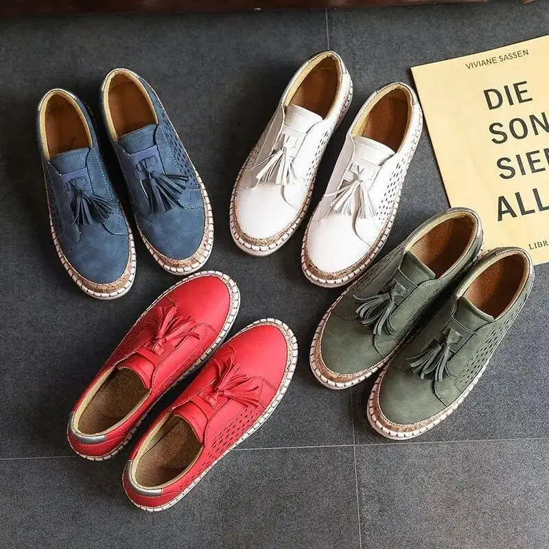 Dames Sneakers Holle Vrouw Flats Dames Loafers Casual Dames Gevulkaniseerde Schoenen Naaien Mode Vrouwen Schoenen Plus Maat 43