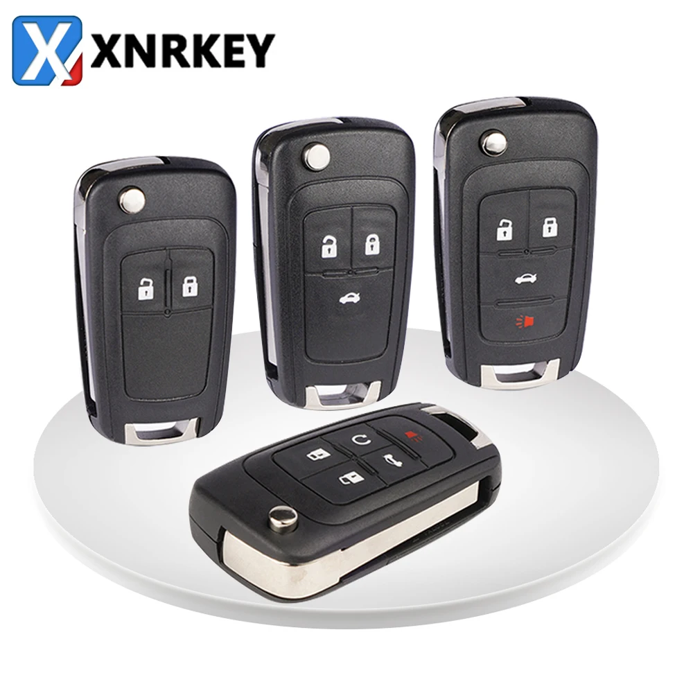 XNRKEY Remote Key Shell for Chevrolet Cruze Epica Lova Camaro Impala for Opel Vauxhall Insignia Astra J Mokka Zafira for Buick