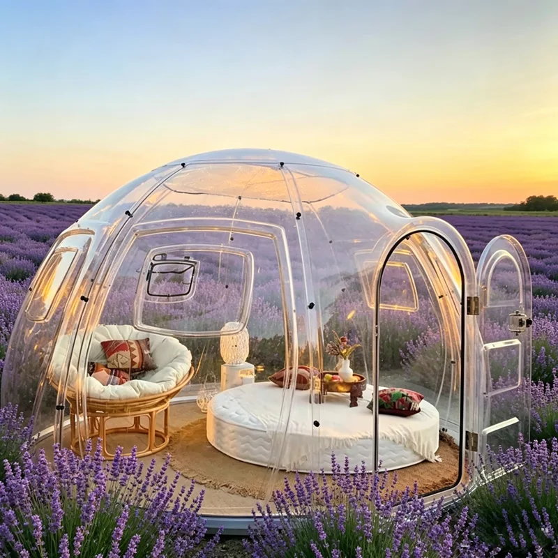 Outdoor Camping And Glamping - Camping Tent Glamping Dome Luxury Tents