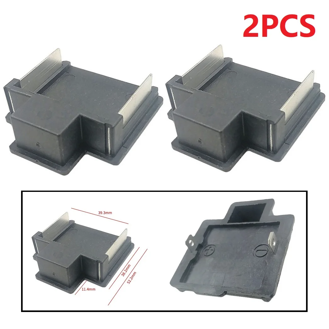 2 pçs conector bloco terminal substituir conector de bateria para carregador de bateria de lítio adaptador conversor ferramenta elétrica