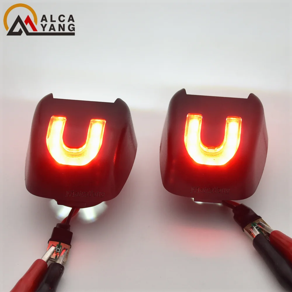 For Nissan Titan Xterra Armada Frontier Suzuki Equator LED License Number Plate Light lamps White+Red Light 2Pcs