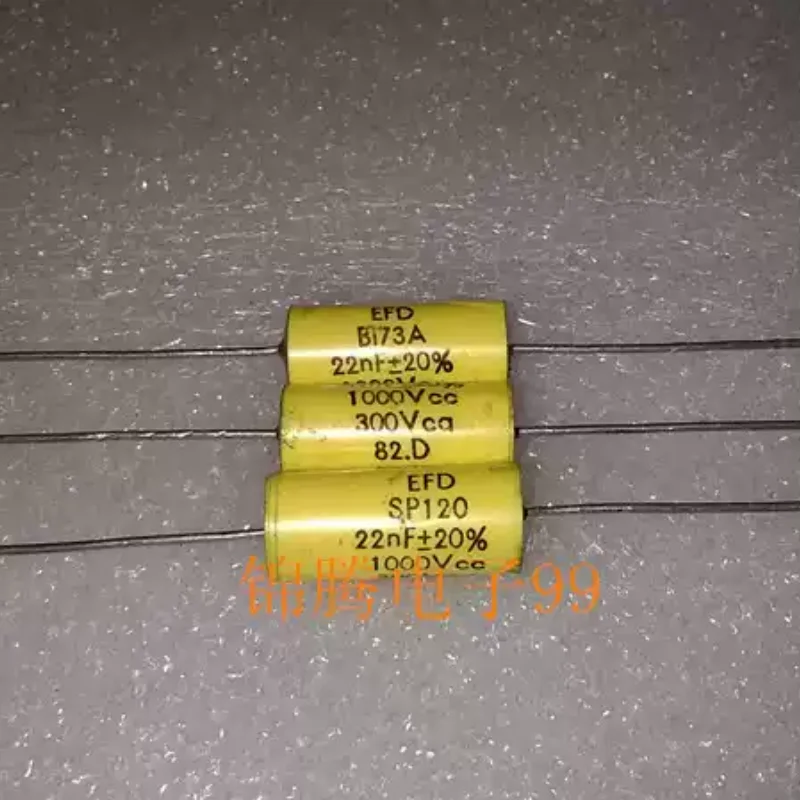 10-100pcs imported French Thomson EFD 0.022UF 1000V 22NF non-polar axial heating capacitor