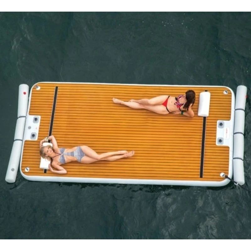 Professional Made in China Drip Seam Eva Mattress Mattress Inflatable Water Dock Water Floating Platform Dock