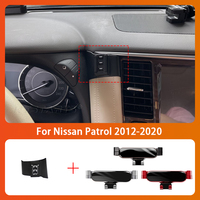 Car Mobile Phone Holder For Nissan Patrol 2012-2020 360 Degree Rotating GPS Special Mount Support Navigation Bracket Accessories