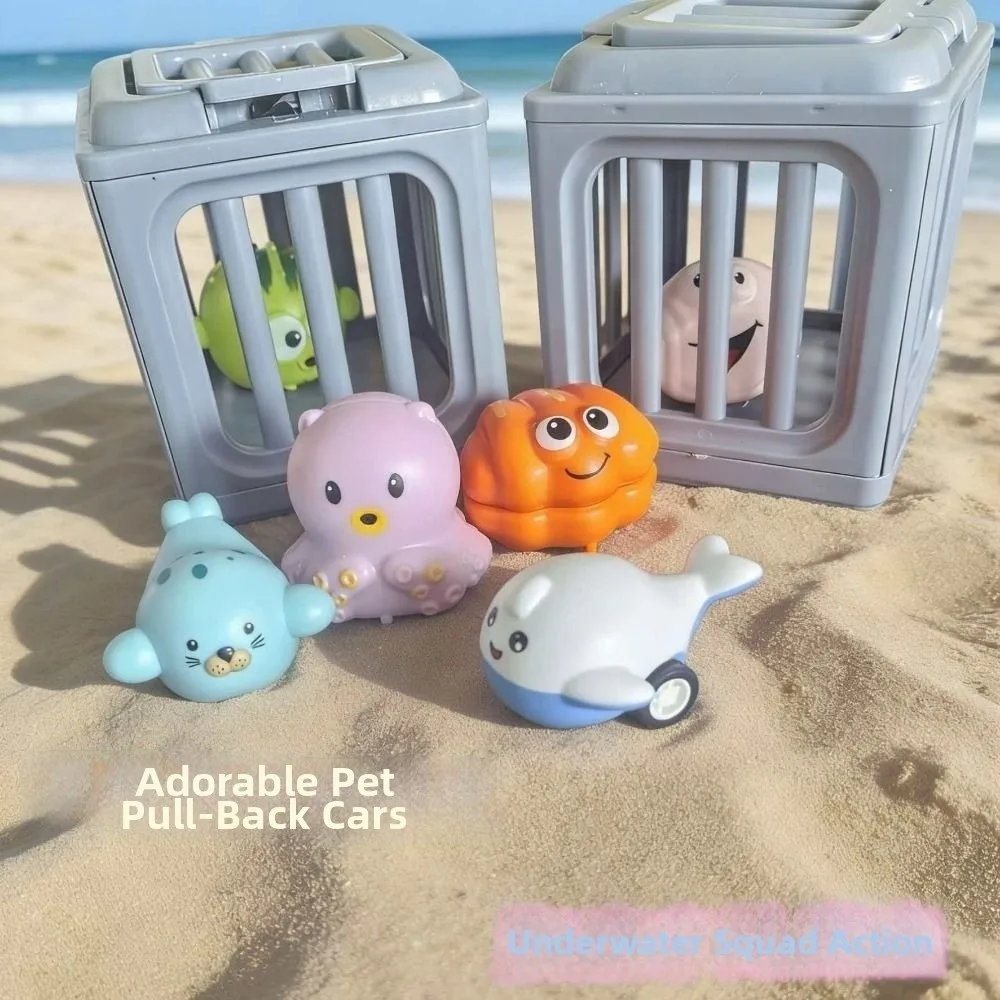 

Ocean Animals Children's Pool Diving Cute Cartoon Design Octopus/Whale/Dolphin/Sea Lion Underwater Dive with Storage Cage