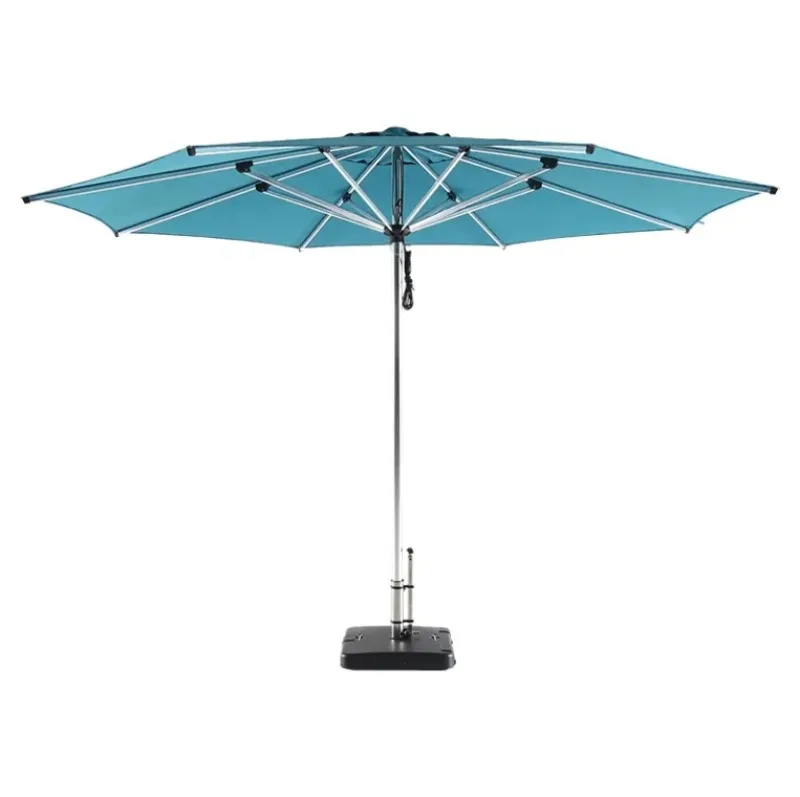 Garden Outdoor Restaurant Parasol Custom Commercial Aluminum Resort Design Sun Advertising Beach Beer