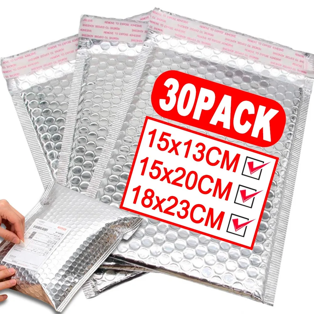 pacote-com-10-30-envelopes-de-espuma-autoadesivos-impermeaveis-com-bolhas-e-filme-aluminizado-para-embalagem-e-envio