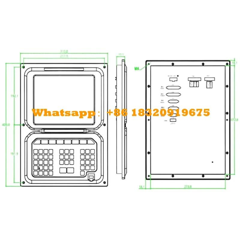 CNC Flame And Plasma Cutting Machine F2300BT V5.0 10.4 Inch LCD 2 Axis Connected Controller System Cyclmotion