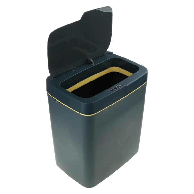 Electronic Garbage Can 15/18L Rechargeable Trash Can for Convenient Home Use