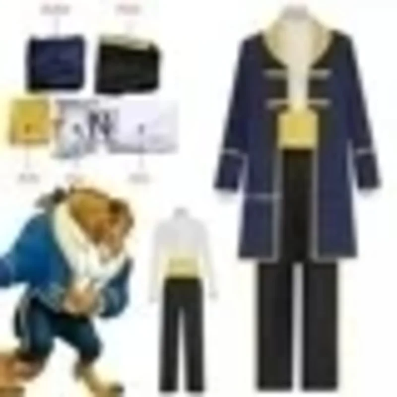 미녀와 야수 코스프레 의상 - 축제 드레스, 왕자 의상 mb.3