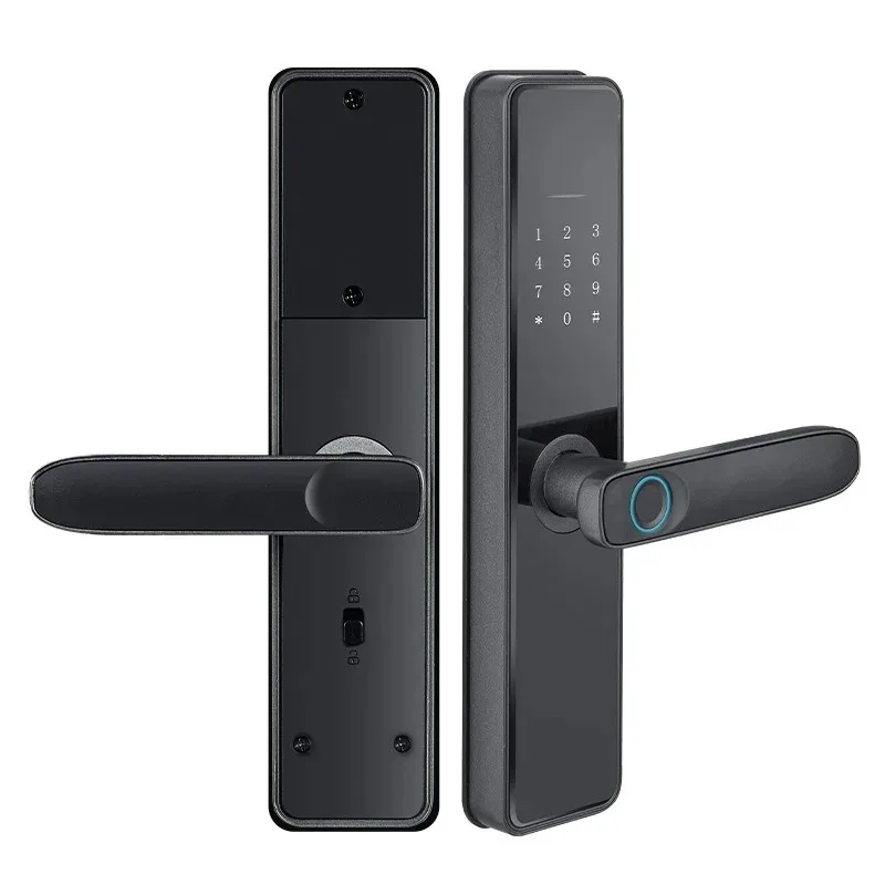 

Home Wooden Door Apartment B & B Hotel Smart China-UK Switch Smart Lock