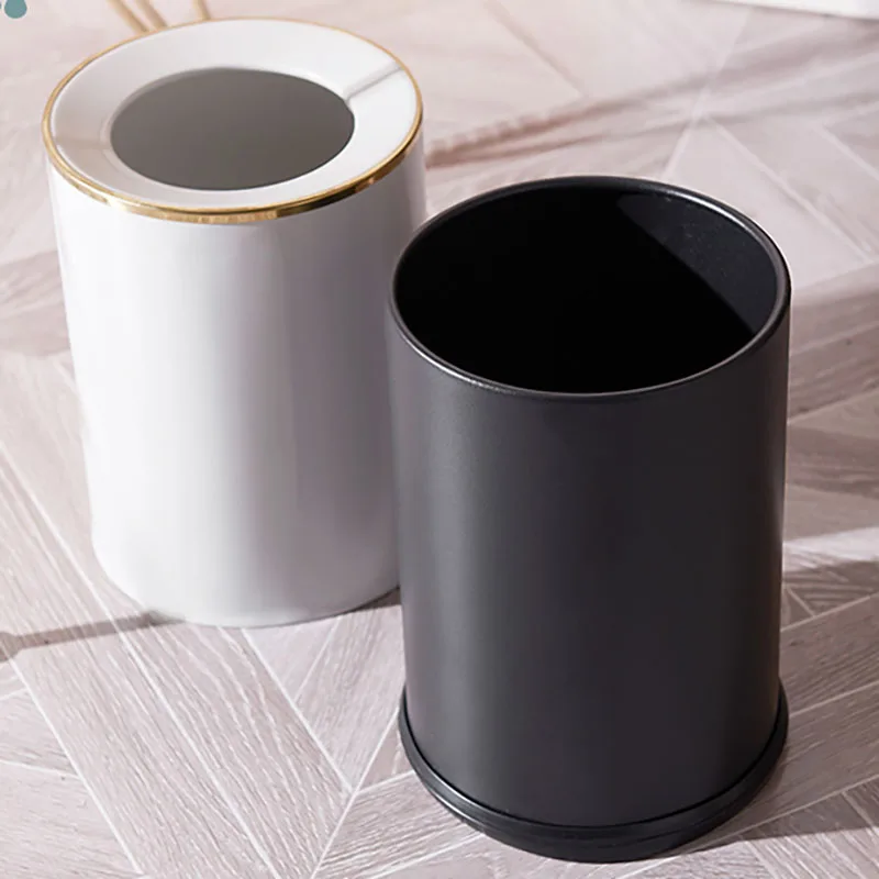 Under Sink Cabinet Trash Can Original Elegant Office Portable Trash Can Stainless Steel Designer Casa Inteligente Cleaning Tools