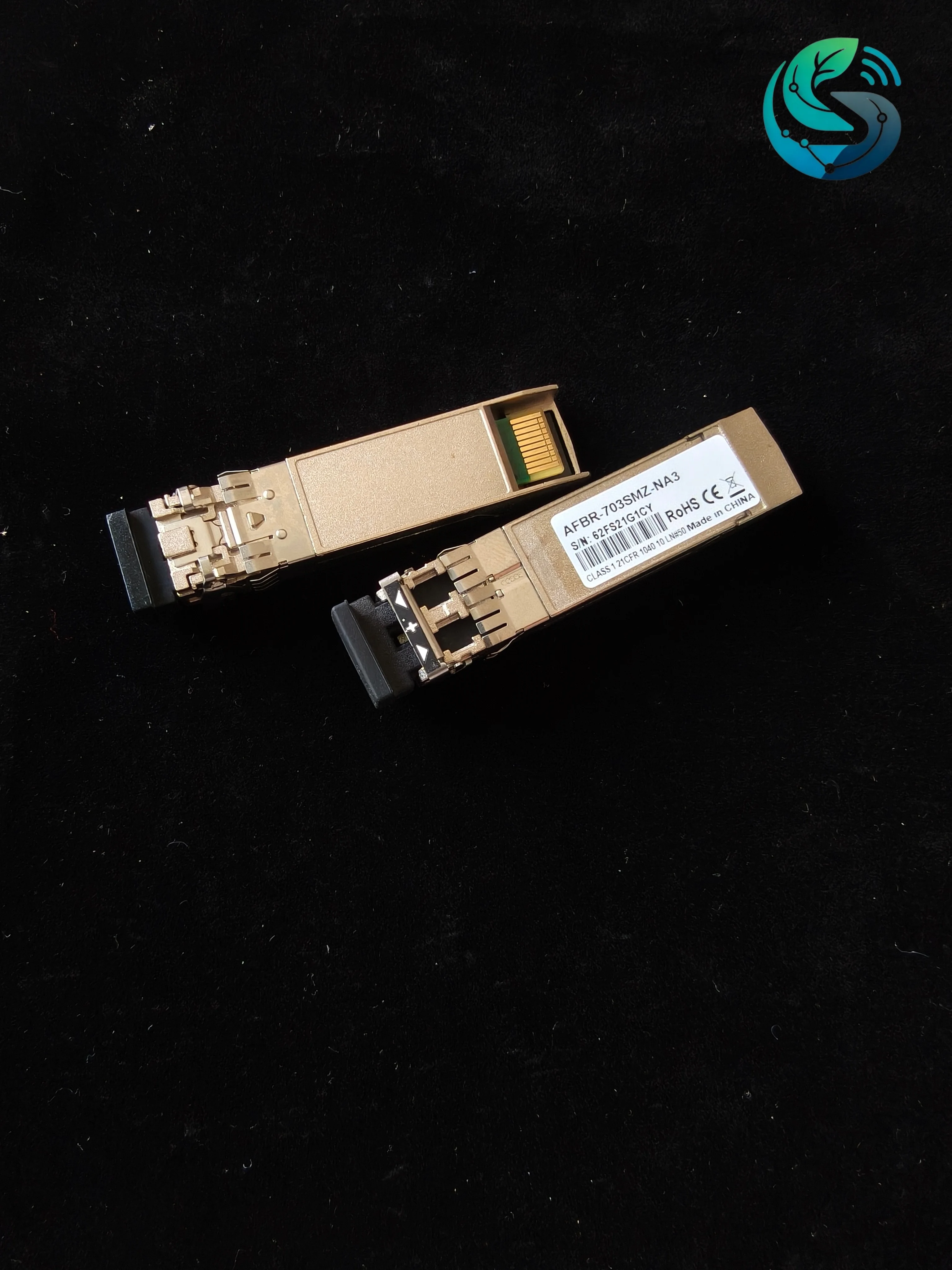 Original New AVAGO Transceiver 10G SFP+ SWL AFBR-703SMZ-NA3 332-00363+A0  X6599A-R6 10G Multimode Dual Fiber Module