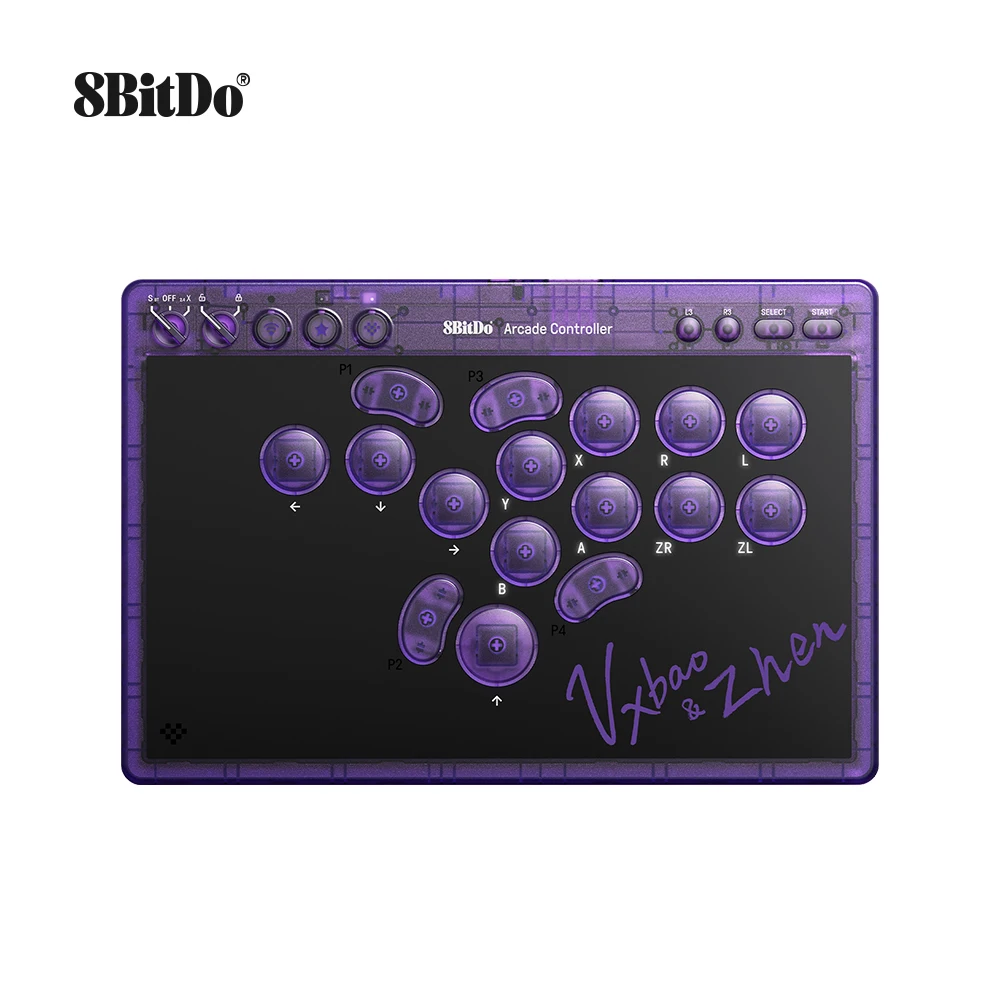 New 8BitDo Arcade Controller Vxbao & Zhen Champion Double