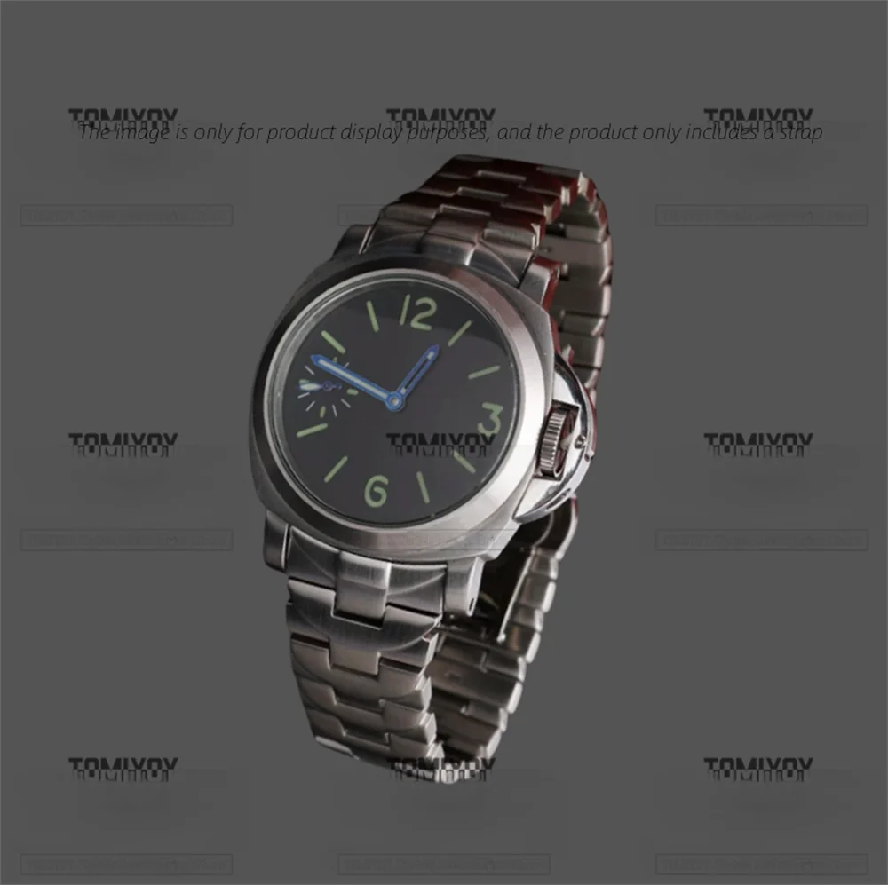 22/24MM Solid Stainless Steel Brush Polish Curved End Watch Band Replacement Strap Bracelet Fit For PANERAI LUMINOR Marina PAM