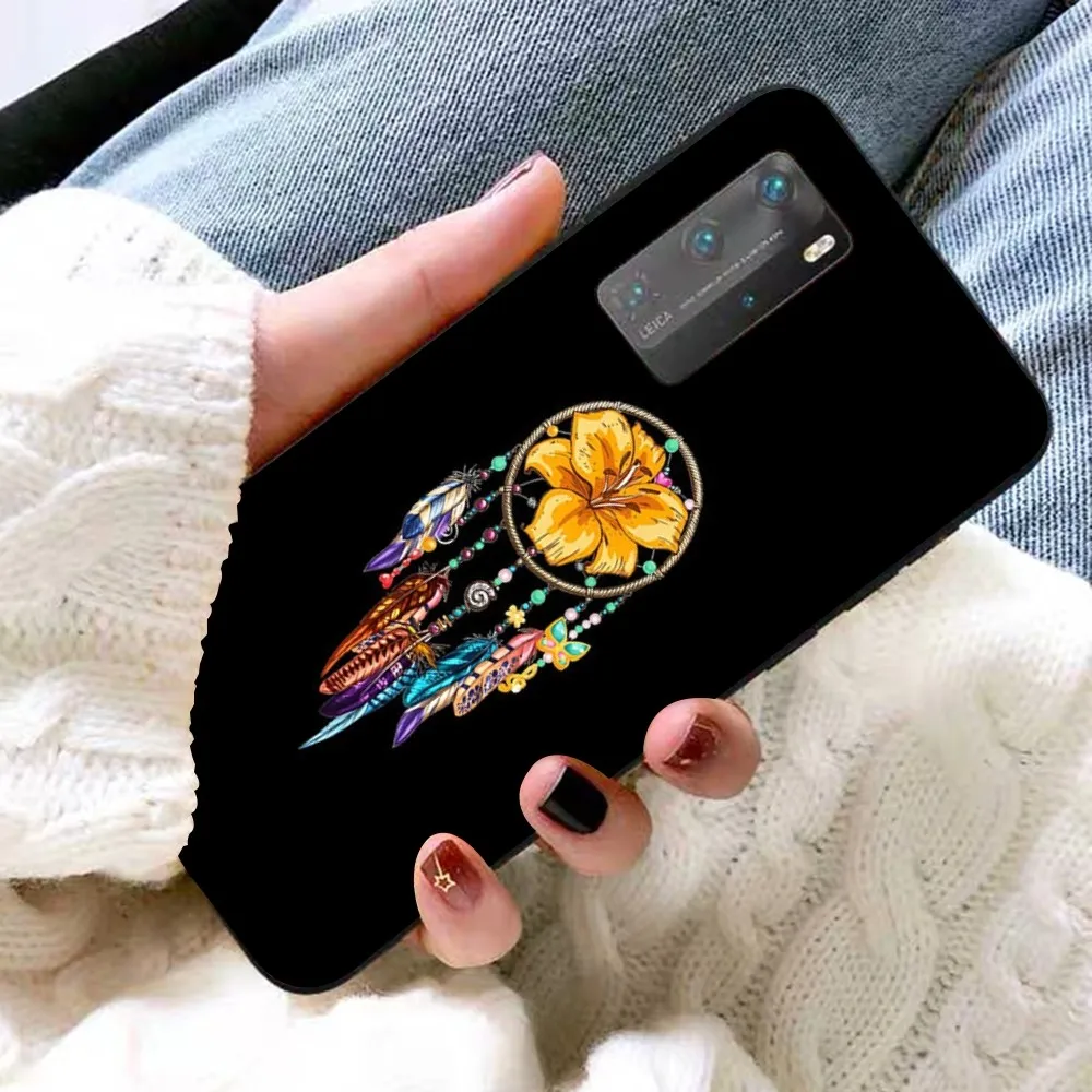 Mandala flower Dream Catcher Phone Case For Huawei P 8 9 10 20 30 40 50 Pro Lite Psmart Honor 10 lite 70 Mate 20lite