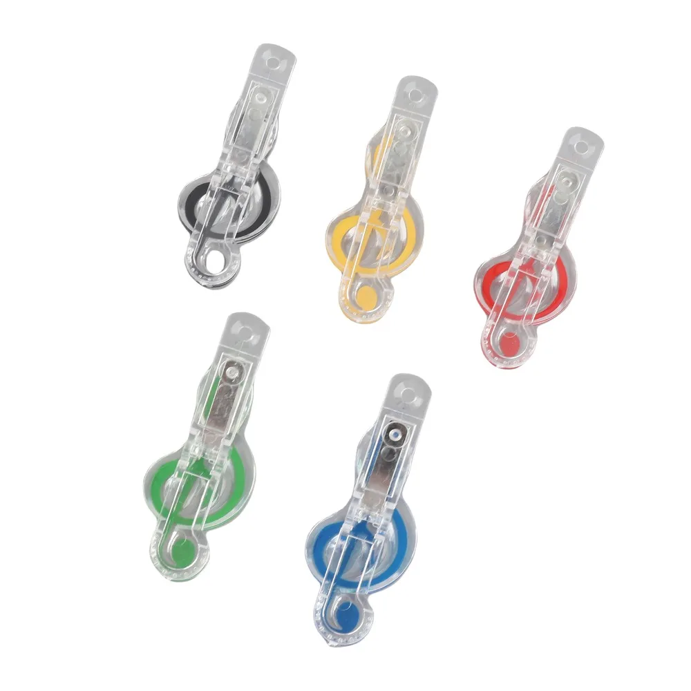 5PCS Fashion ABS Music Note Clips Mixed Color Piano Book Clips Music Page Clips For Sheet Music Reading