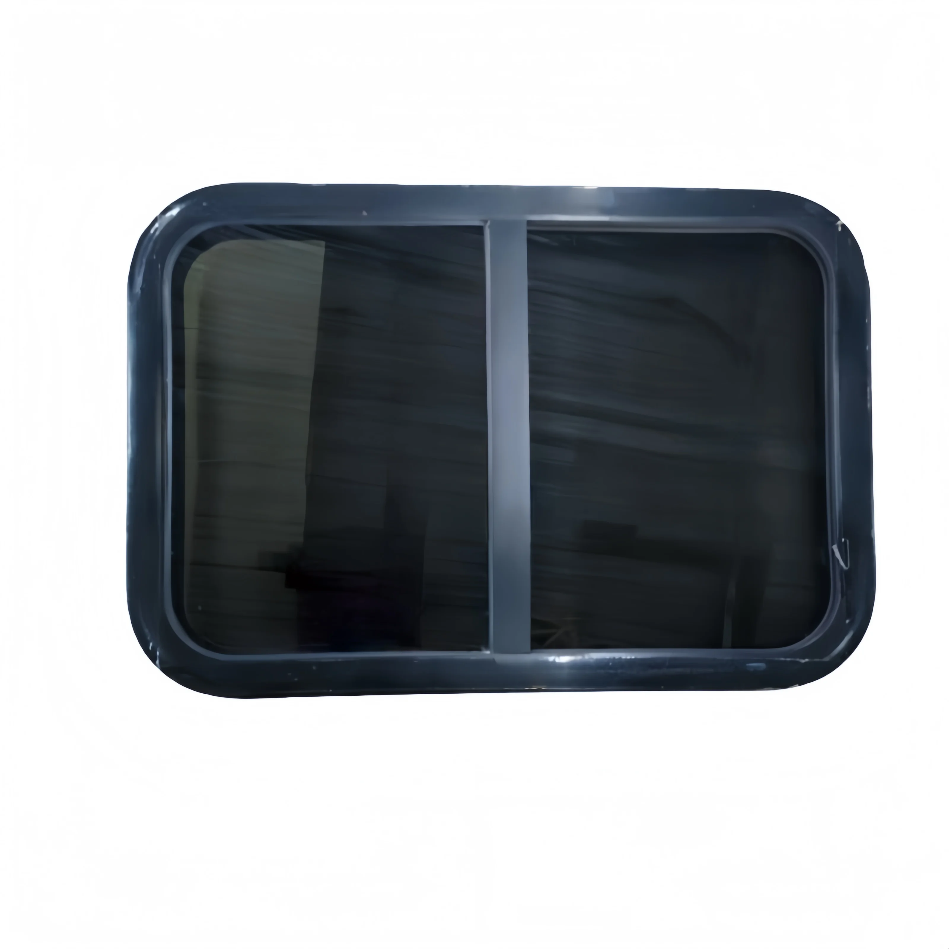 MAYGOOD 1200x500mm Modern E-Mark Certified Aluminum Alloy Sliding Round Corner Window Tempered Glass for Caravan RVs Best Seller
