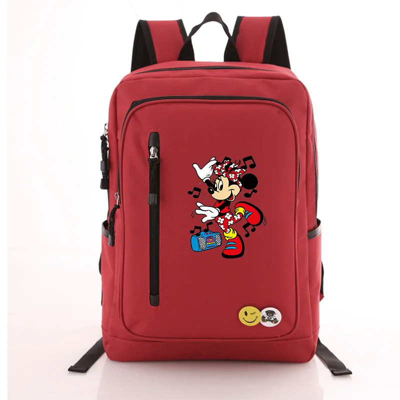 Disney Mickey Minnie Mouse Oxford Waterproof Backpacks Large Capacity Men Travel Bag Women Students School Books Laptop Backpack