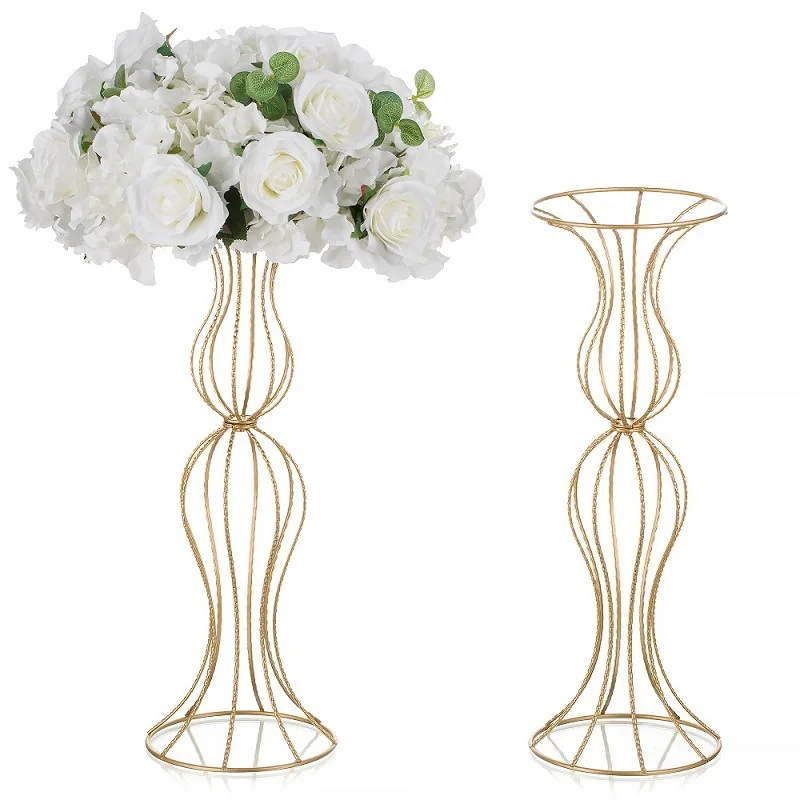 

Cross-border wedding scene, road guide flower stand, festival party, desktop decoration, wrought iron