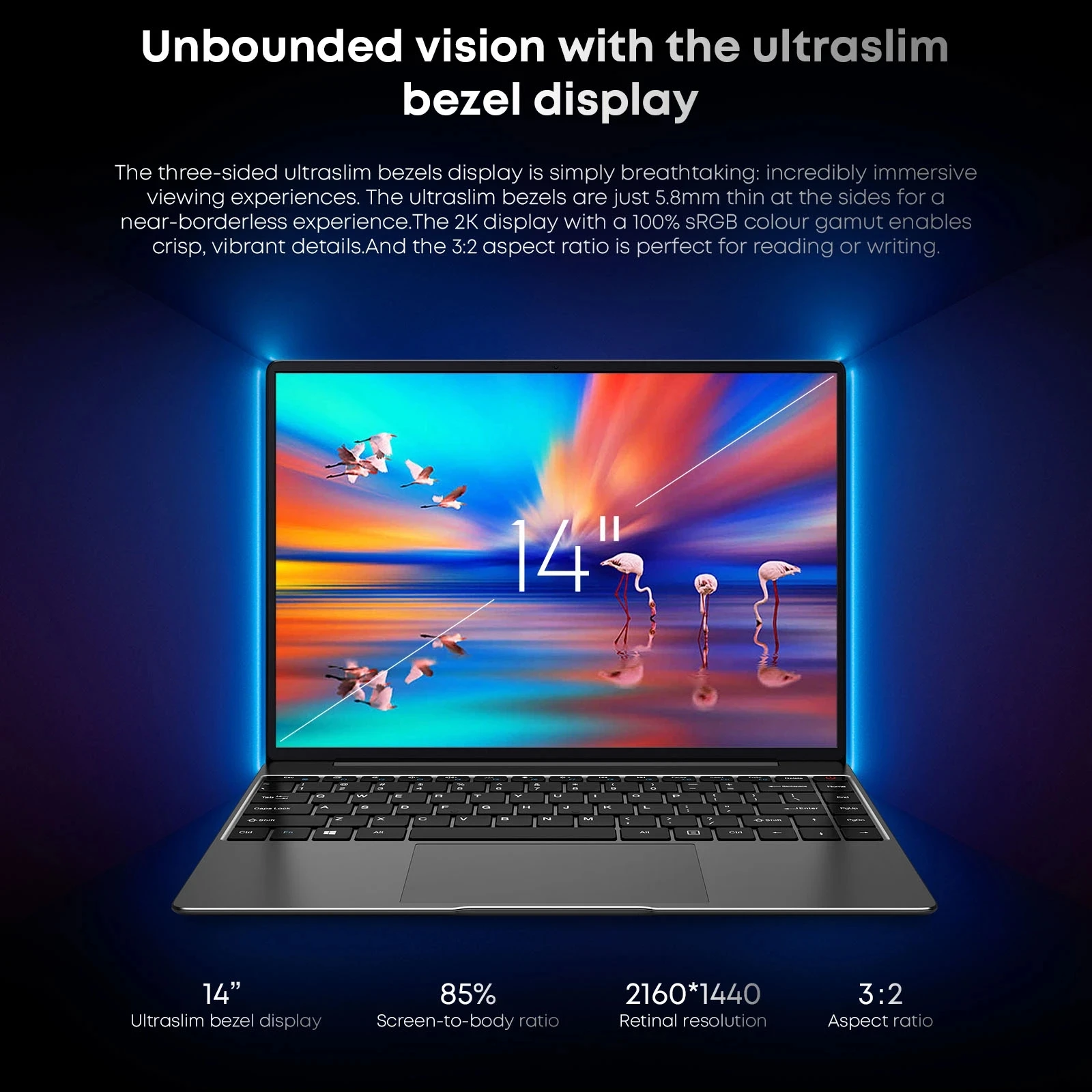 CHUWI-ordenador portátil CoreBook X para videojuegos, Notebook con pantalla FHD IPS de 14,1 pulgadas, 16GB de RAM, 512GB de SSD, Intel de seis