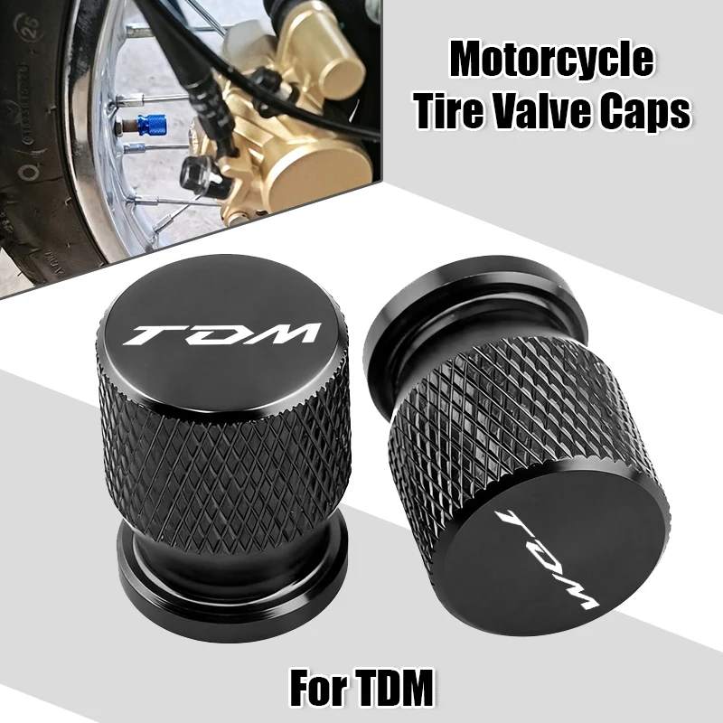 For TDM 850 900 TDM850 TDM900 Motorcycle Accessories Wheel Tire Valve Stem Caps CNC Airtight Covers Dustproof Caps