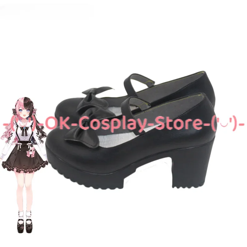 Hinano Tachibana Cosplay Shoes Vtuber Cosplay Prop PU Leather Shoes Halloween Carnival Boots Custom Made