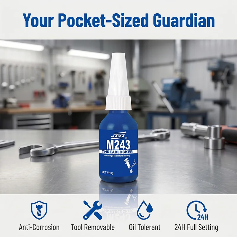 10ml Screw Glues, Thread Locking Agents Strong Anaerobic Adhesives DIY Loose Fastener Repairs, Fast Curing and Quick Drying, Removable and Reusable