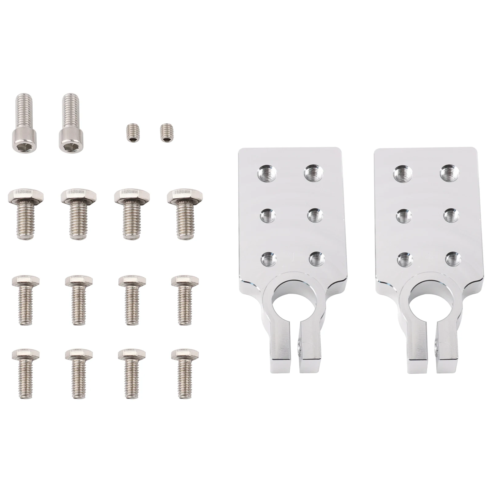 قطبية مزدوجة (إيجابية وسلبية) محطة بطارية مسطحة ذات 6 فتحات لمشبك العمود العلوي SAE #3