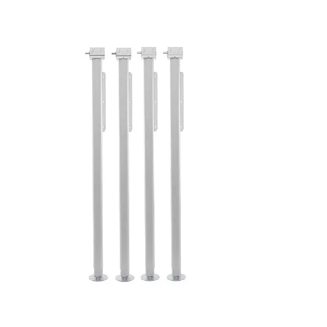 AGE Aluminum Alloy Hand Jack with Drop Leg Electric Stabilizer for RV Caravan Camper Truck Trailer