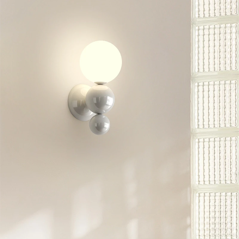 Macaron Color Pearl LED Wall Lamp Splicing Color Wall Light for Living Room Corridor Stair Bedroom Study Kids Room Decor Lightin