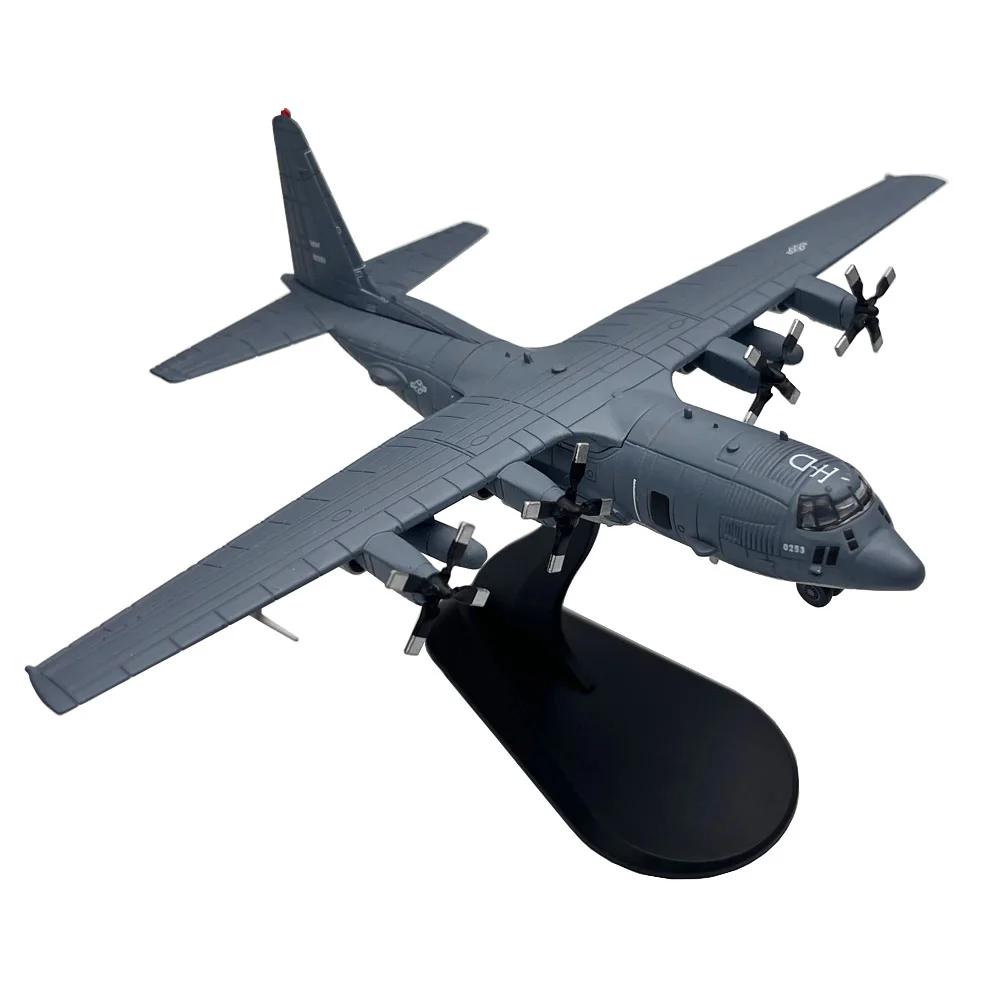 1/200 Scale AC130 Air Gunship Heavy Ground Attack Aircraft Diecast Metal Airplane Plane Model Child Collection Gift Toy