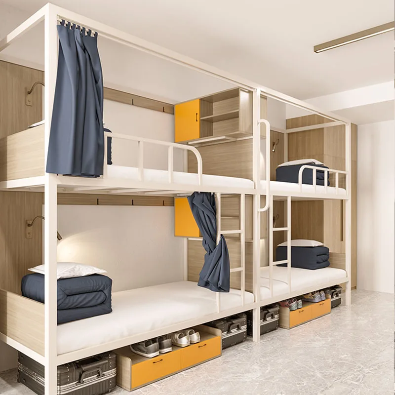 

Durable Steel Fashion Capsule Bunk Bed Double Decker Space Bunk Bed