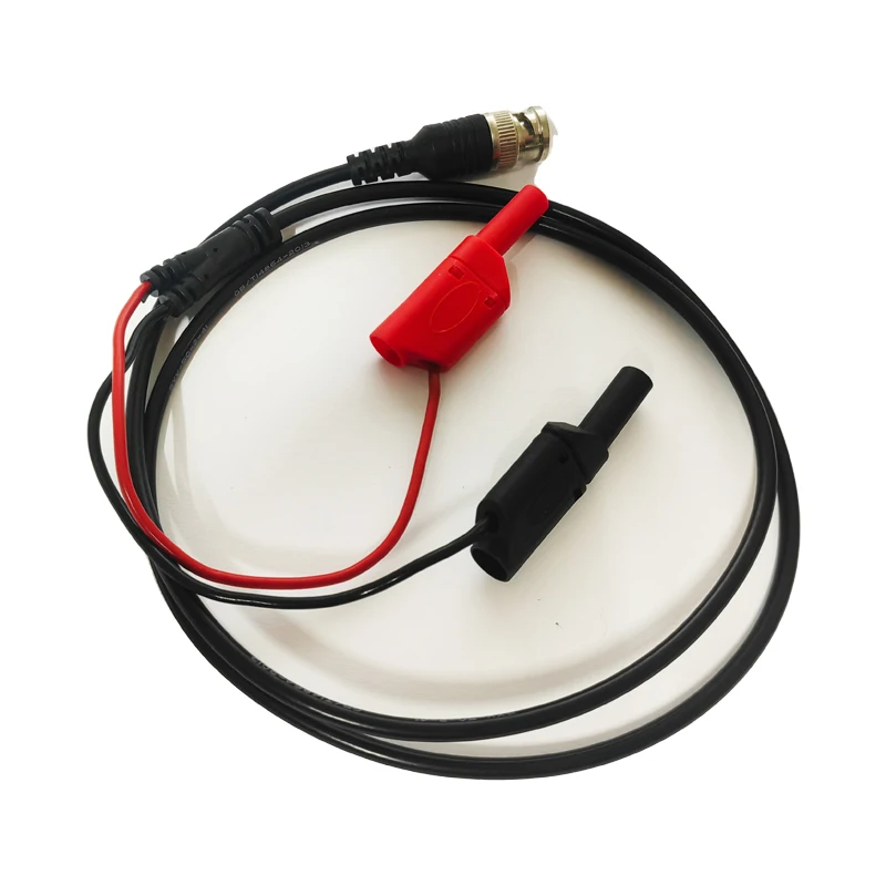 Oscilloscope test cable BNC to Banana type safety sheath plug 4mm 1 meter adapter test cable