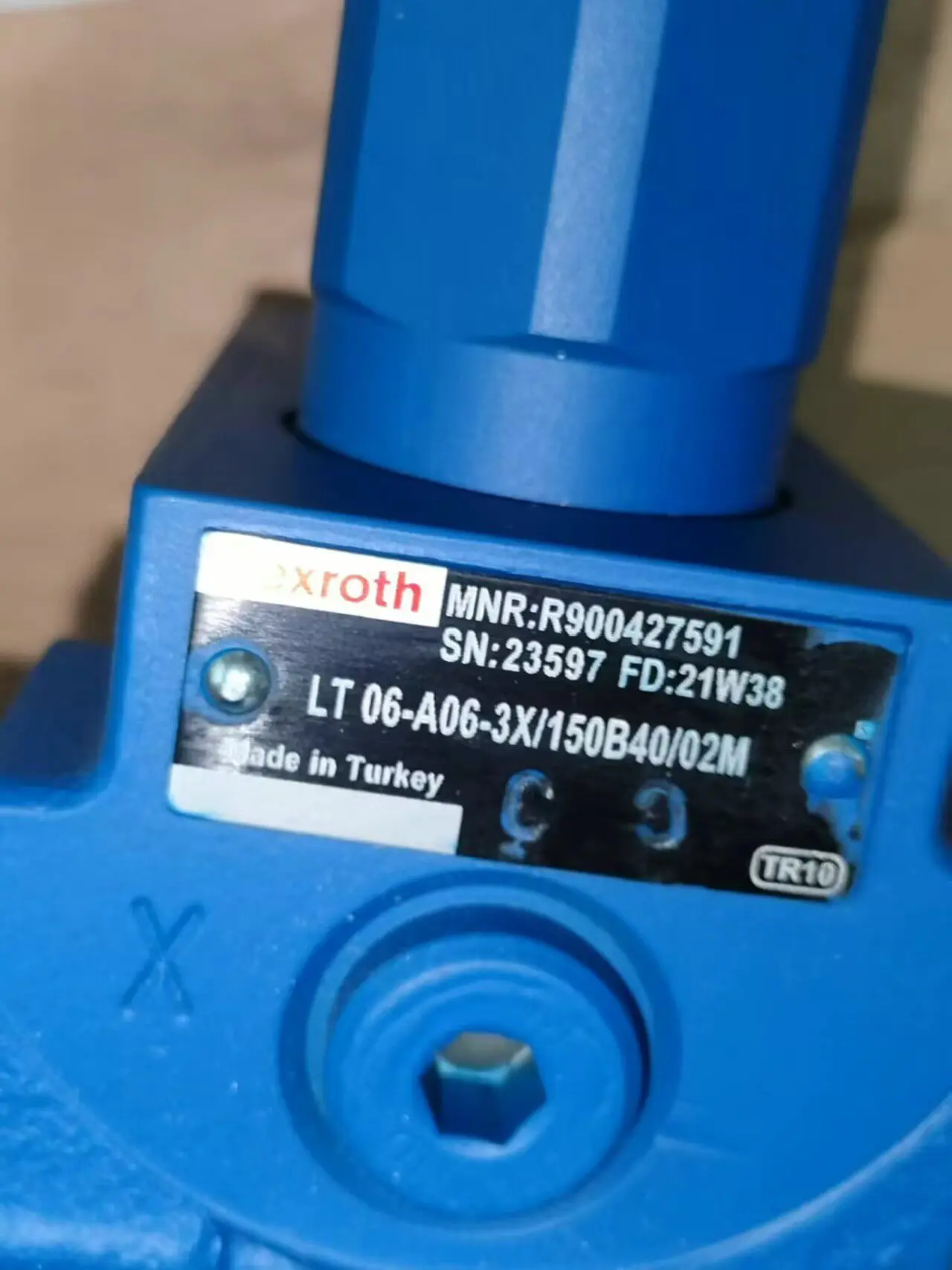 Genuine R900375749 LT09HG-1X/125/02M Rexroth Hydraulic Parking Brake Valve Engineering Machinery Parts
