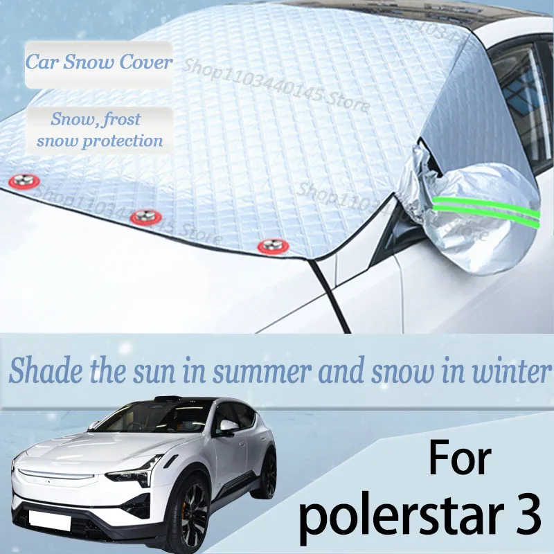 

For polerstar 3 car Snow Windscreen, Snow, Frost, Dust and UV Visor, Winter car clothing, thick magnetic